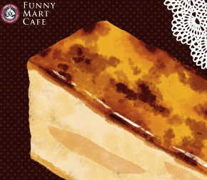 チーズケーキのイラスト