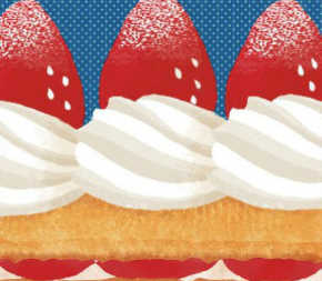 ケーキのイラスト ファニーマートカフェ イラストレーター 中村 メグミ 公式サイト